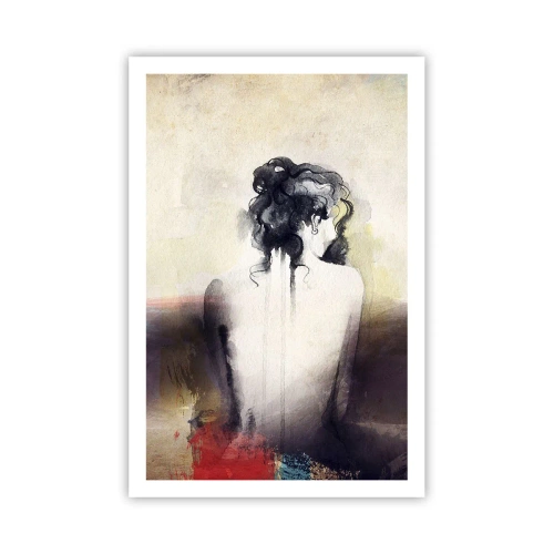 Poster - Gentle Lines, Oval Shapes - 61x91 cm