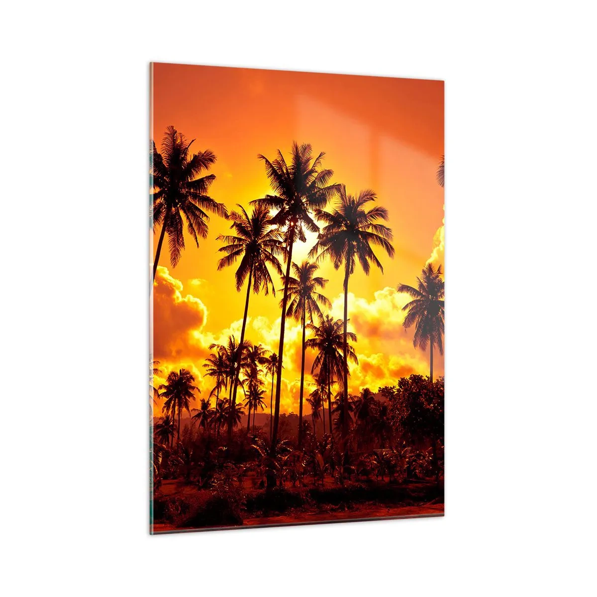 Glass picture - Blazing Sun - 50x70 cm