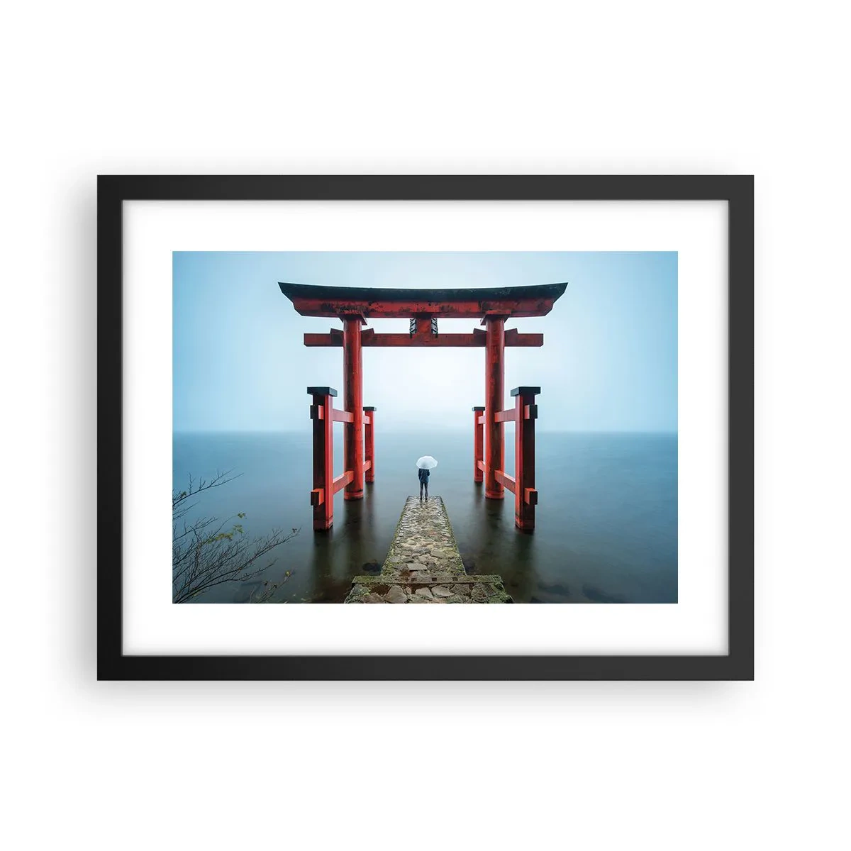 Poster in black frame - Japanese Musings - 40x30 cm