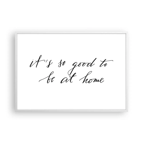 Poster in white frmae - Whole Truth - 100x70 cm