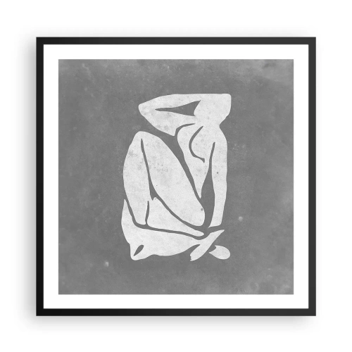 Poster in black frame - Lost in Thoughts - 60x60 cm