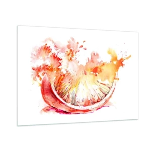 Glass picture - Juicy  Refreshment - 100x70 cm