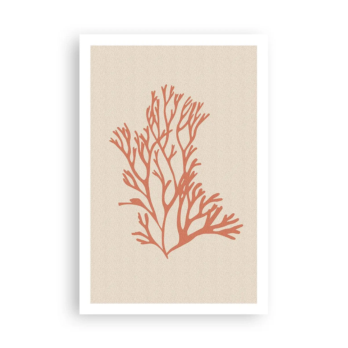 Poster - Coral Filigree - 61x91 cm