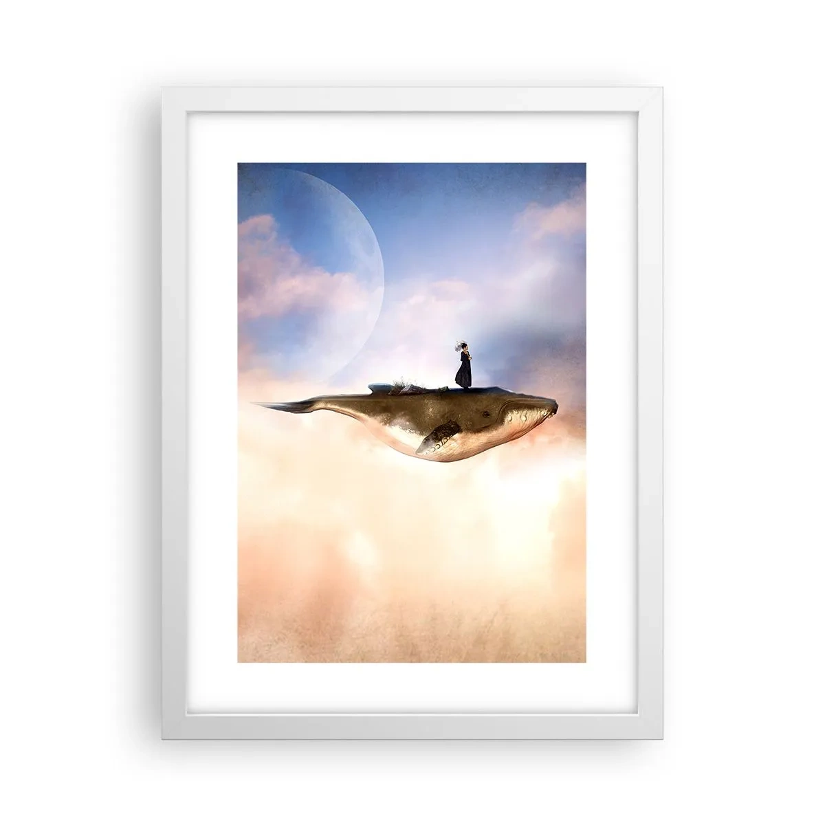 Poster in white frmae - Surreal Journey - 30x40 cm