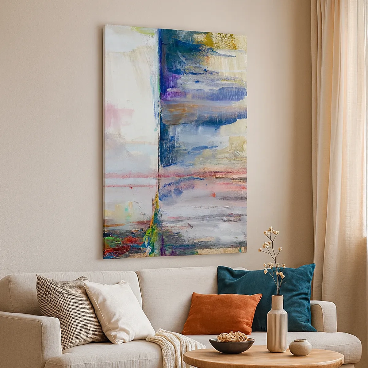 Canvas picture - Colourful Impressions an Associations - 50x70 cm