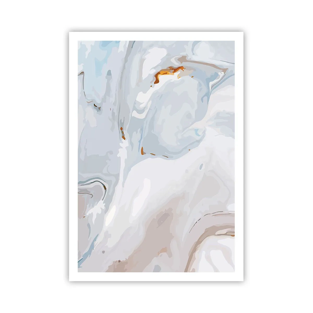 Poster - White Fusion - 70x100 cm