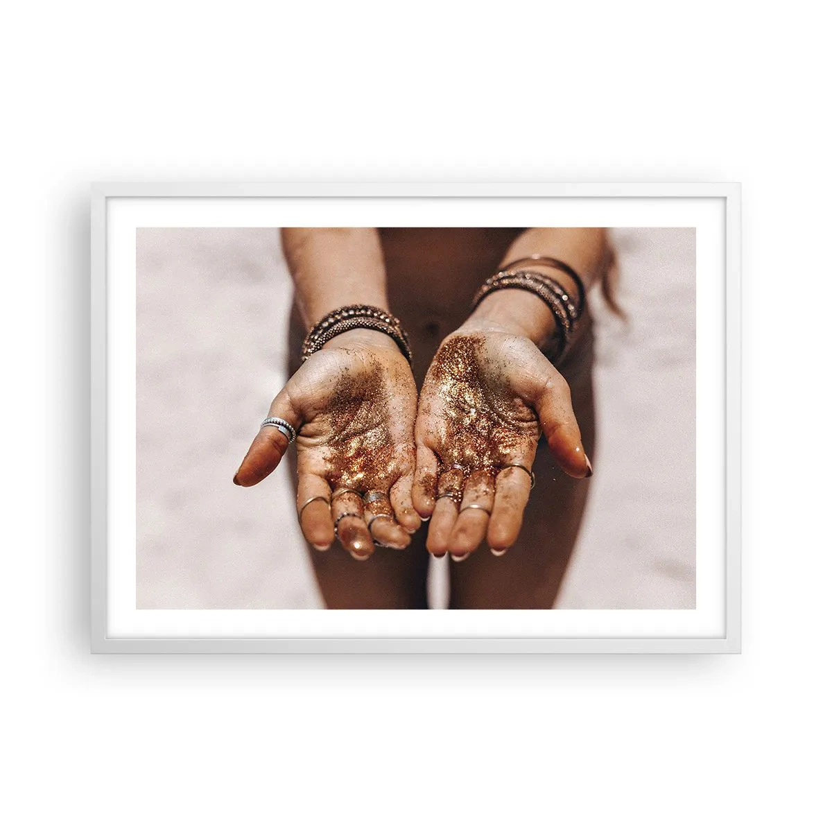 Poster in white frmae - Gift for You - 70x50 cm