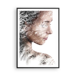 Poster in black frame - Spirit of a Forest - 70x100 cm