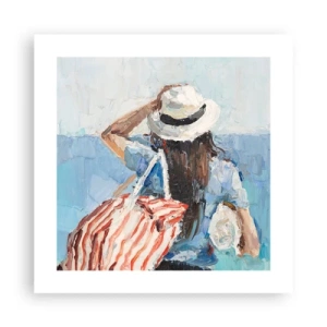 Poster - Welcome to Holiday - 40x40 cm