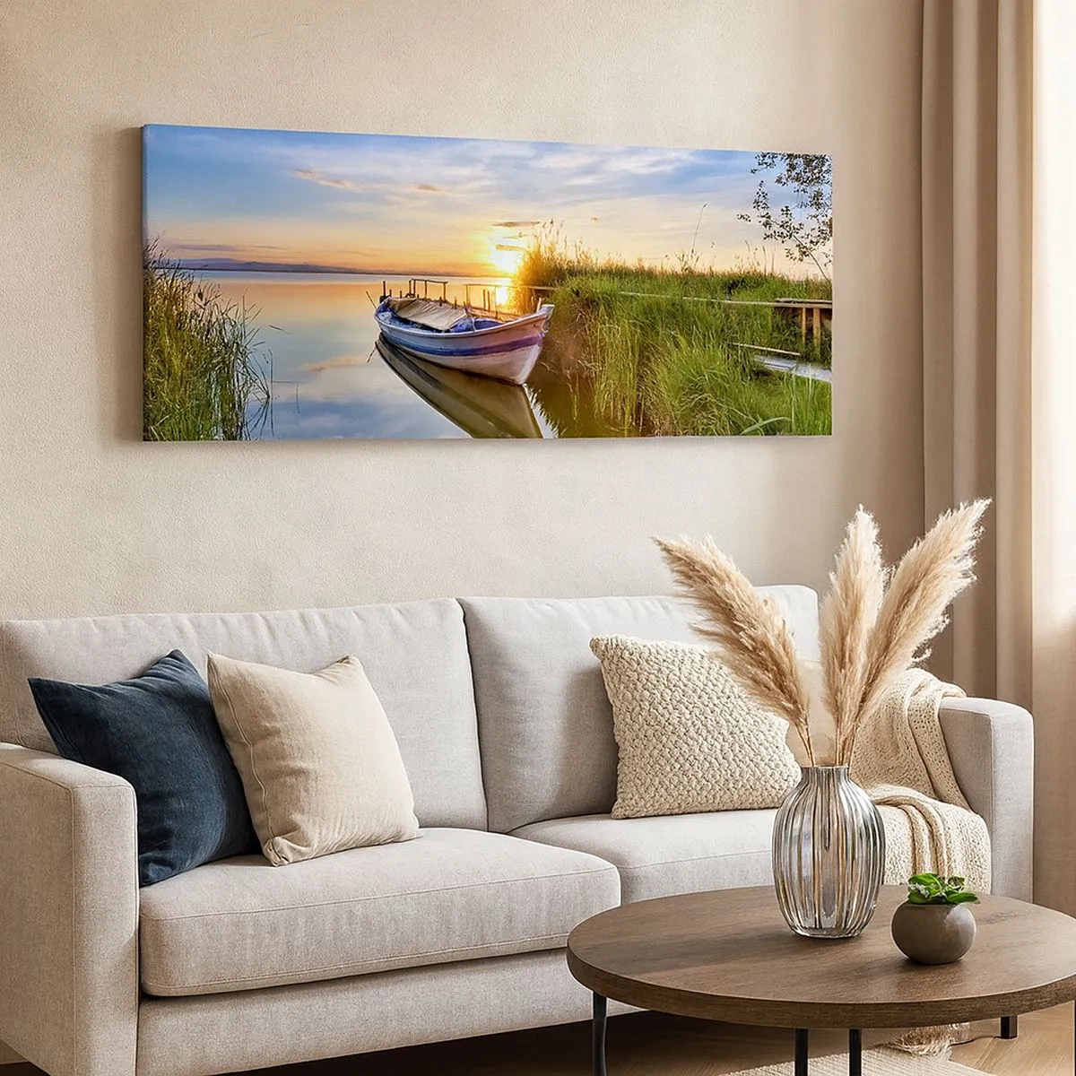 Canvas picture - Bay of Fulfilled Dreams - 100x40 cm