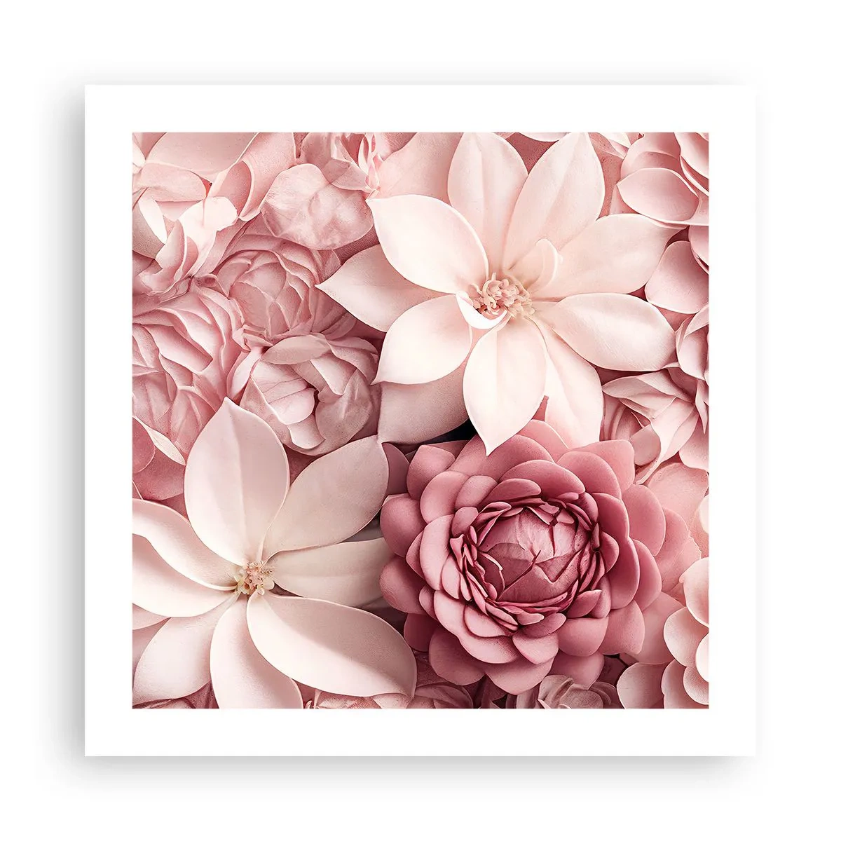 Poster - In Pink Petals - 50x50 cm
