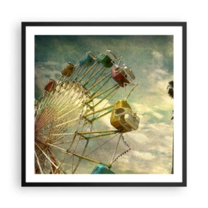 Poster in black frame - There Will Be Fun… - 60x60 cm