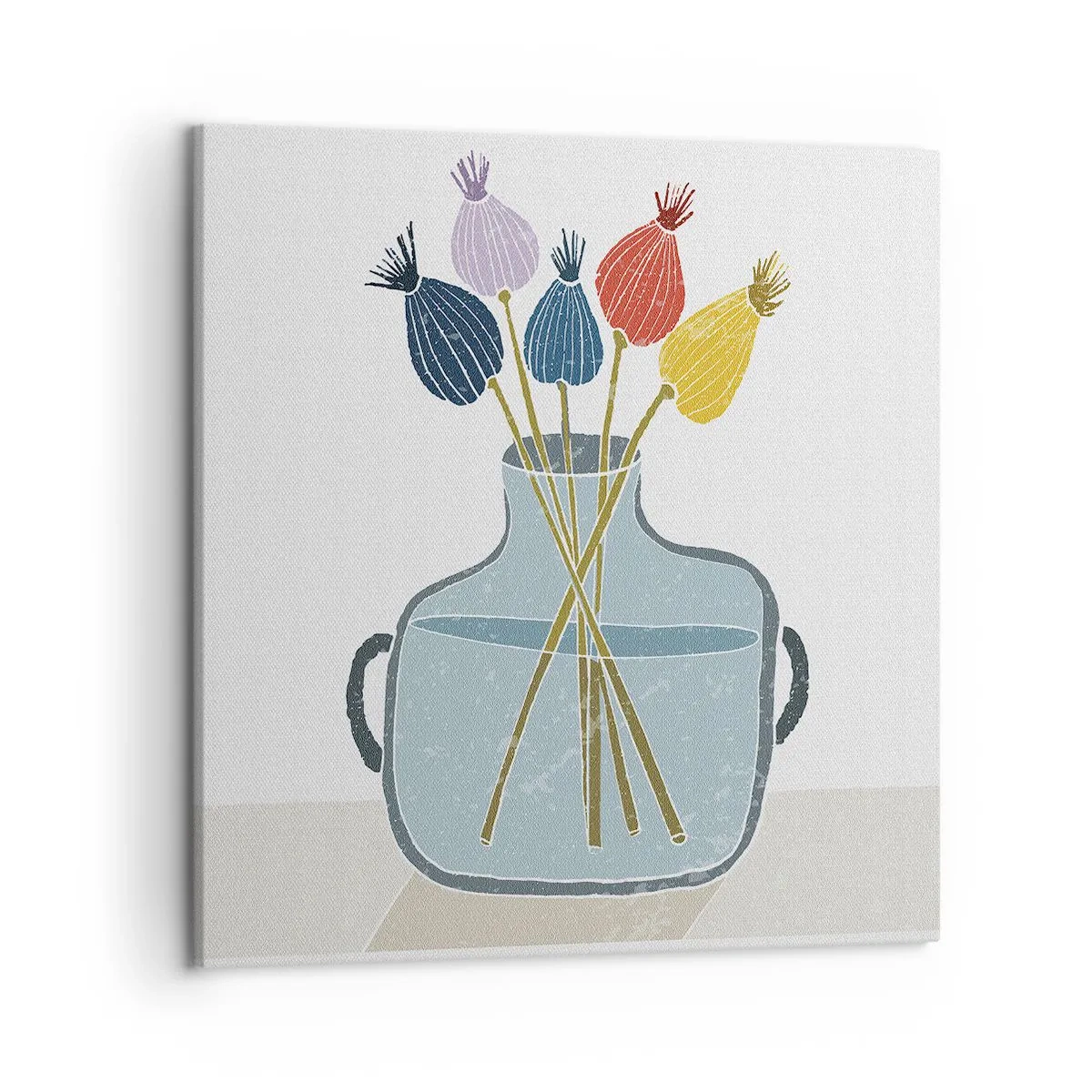 Canvas picture - As Quiet as Poppies - 50x50 cm