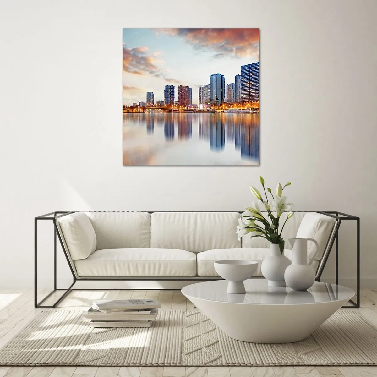 Glass picture - Monumental Peace of Paris - 50x50 cm