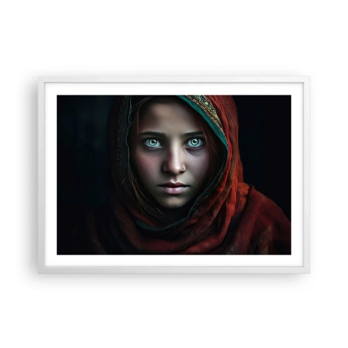 Poster in white frmae - Eastern Princess - 70x50 cm