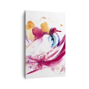 Canvas picture - In Close-up the World Is Blooming  - 80x120 cm