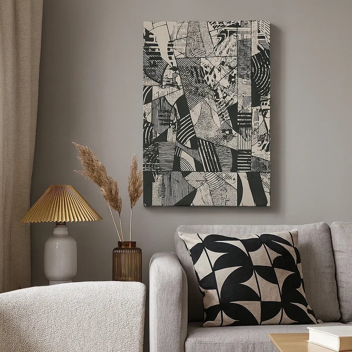 Canvas picture - Dynamics of Contemporaneity - 50x70 cm