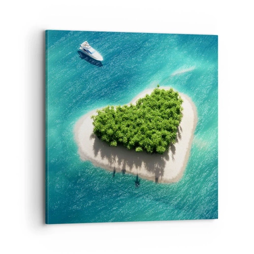 Canvas picture - I Love Summer - 70x70 cm