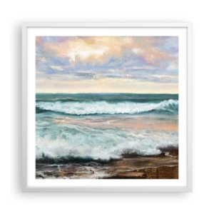 Poster in white frmae - Here You Will Smooth Your Soul - 60x60 cm