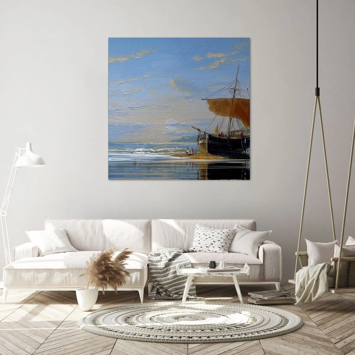 Canvas picture - Water, Earth, Air - 50x50 cm