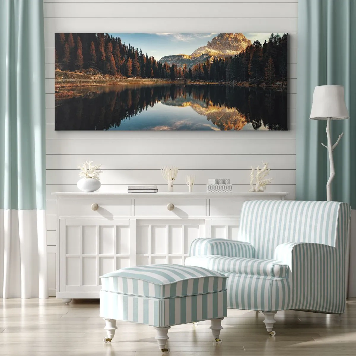 Canvas picture - Double Landscape - 90x30 cm