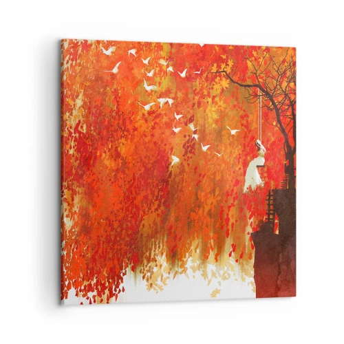 Canvas picture - Will It Fly with Us? - 50x50 cm