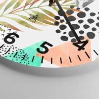 Clock face with numbers