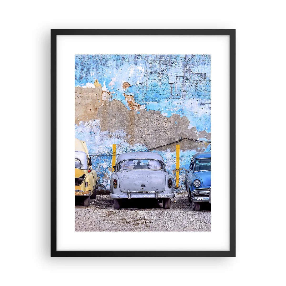 Poster in black frame - Meeting of Veterans - 40x50 cm