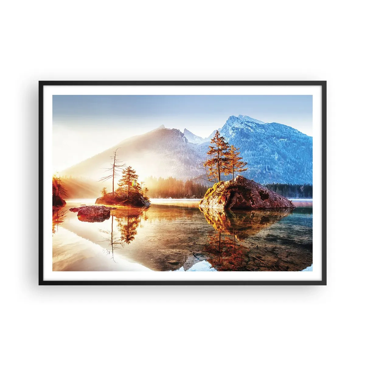 Poster in black frame - Nature in New Light - 100x70 cm