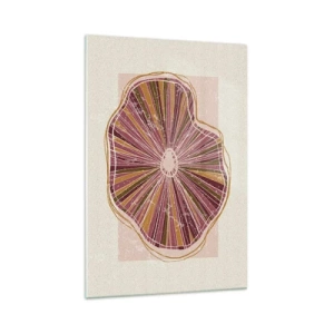 Glass picture - Radial Abstract - 70x100 cm