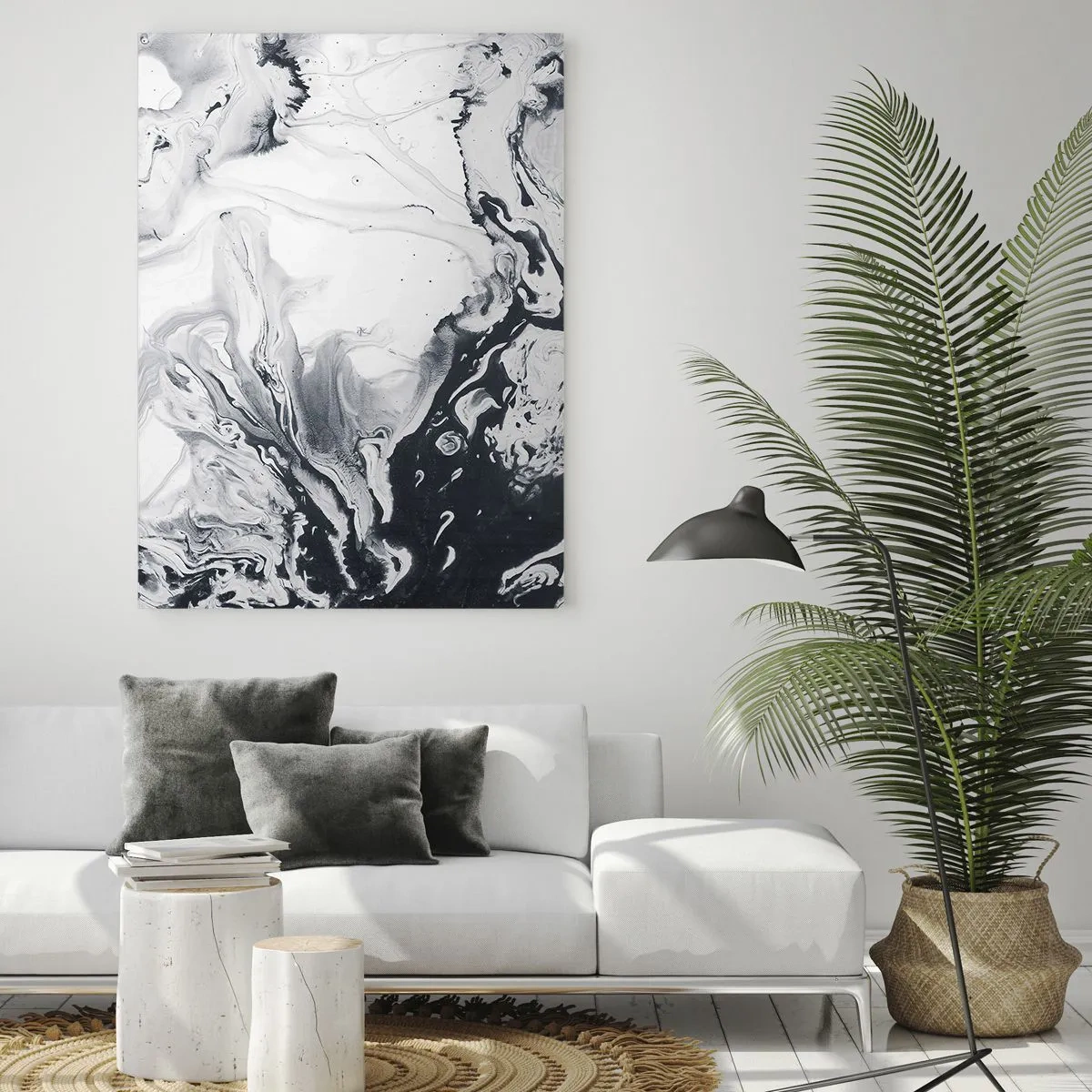 Glass picture - Earth's Interior - 50x70 cm