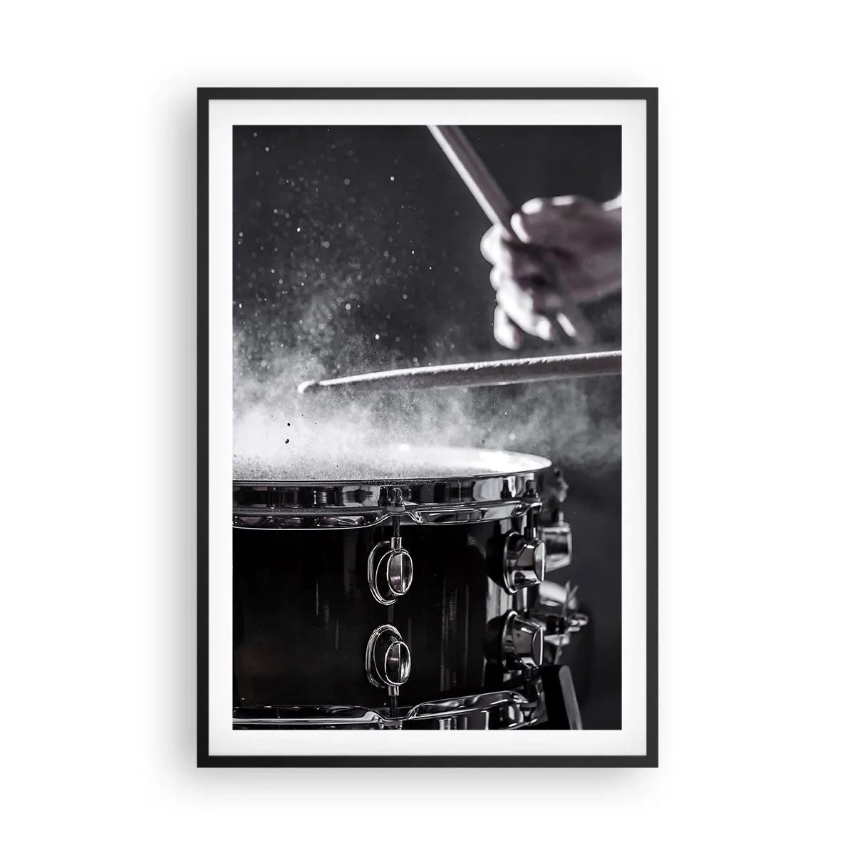 Poster in black frame - Pulse of Music - 61x91 cm