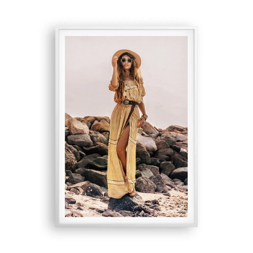 Poster in white frmae - The Magic of Stones - 70x100 cm