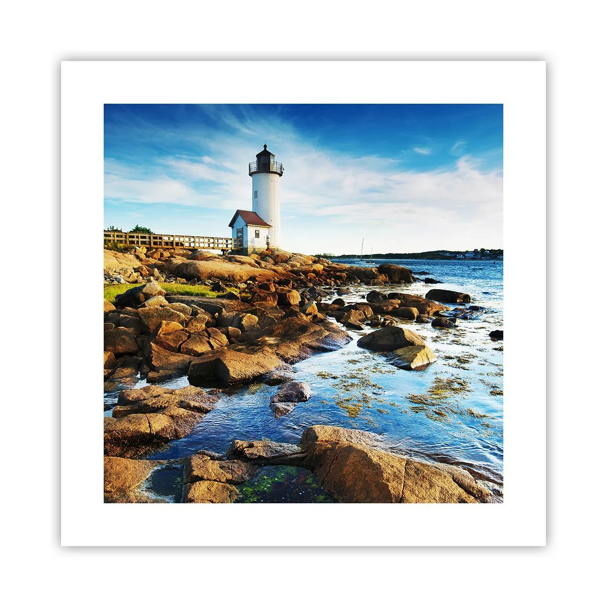 Poster - Be Home Safe, I Am Waiting - 40x40 cm