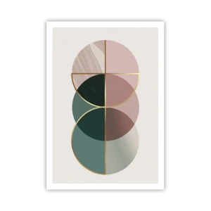 Poster - Circle after Circle - 70x100 cm