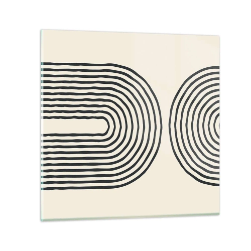 Glass picture - In One Moment… - 70x70 cm