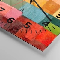 Clock face with numbers