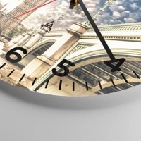 Clock face with numbers