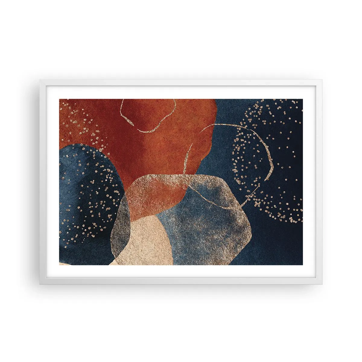 Poster in white frmae - Lightness of Being - 70x50 cm