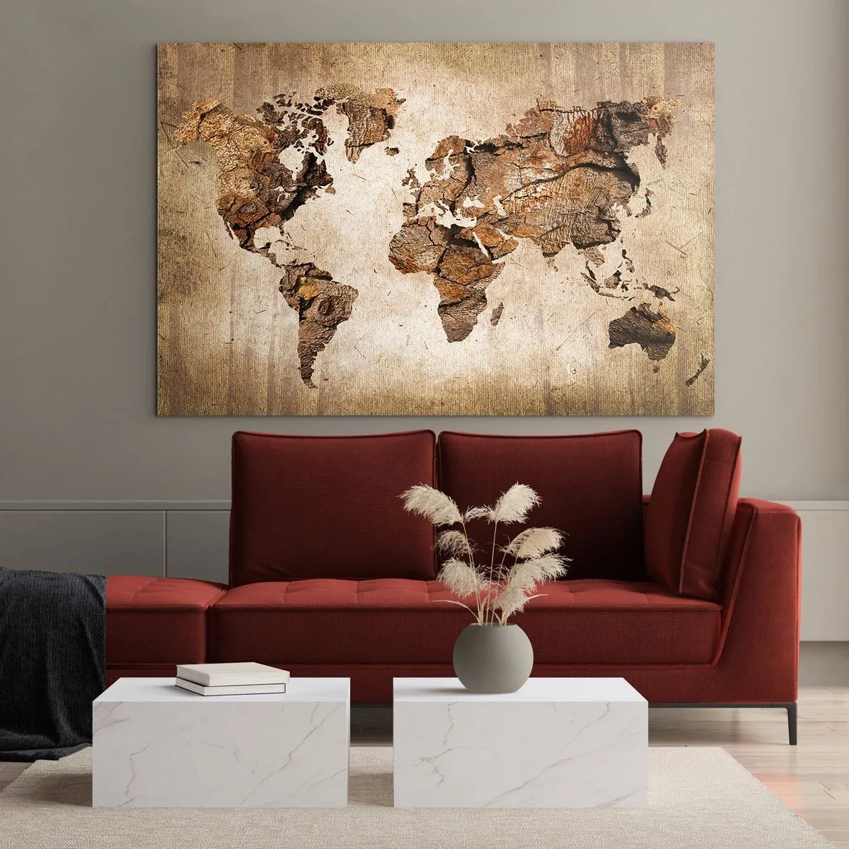 Glass picture - Discovery of the World - 120x80 cm