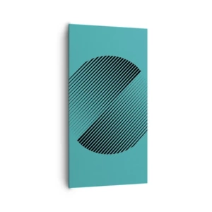 Canvas picture - Circle - Geometrical Variation - 65x120 cm