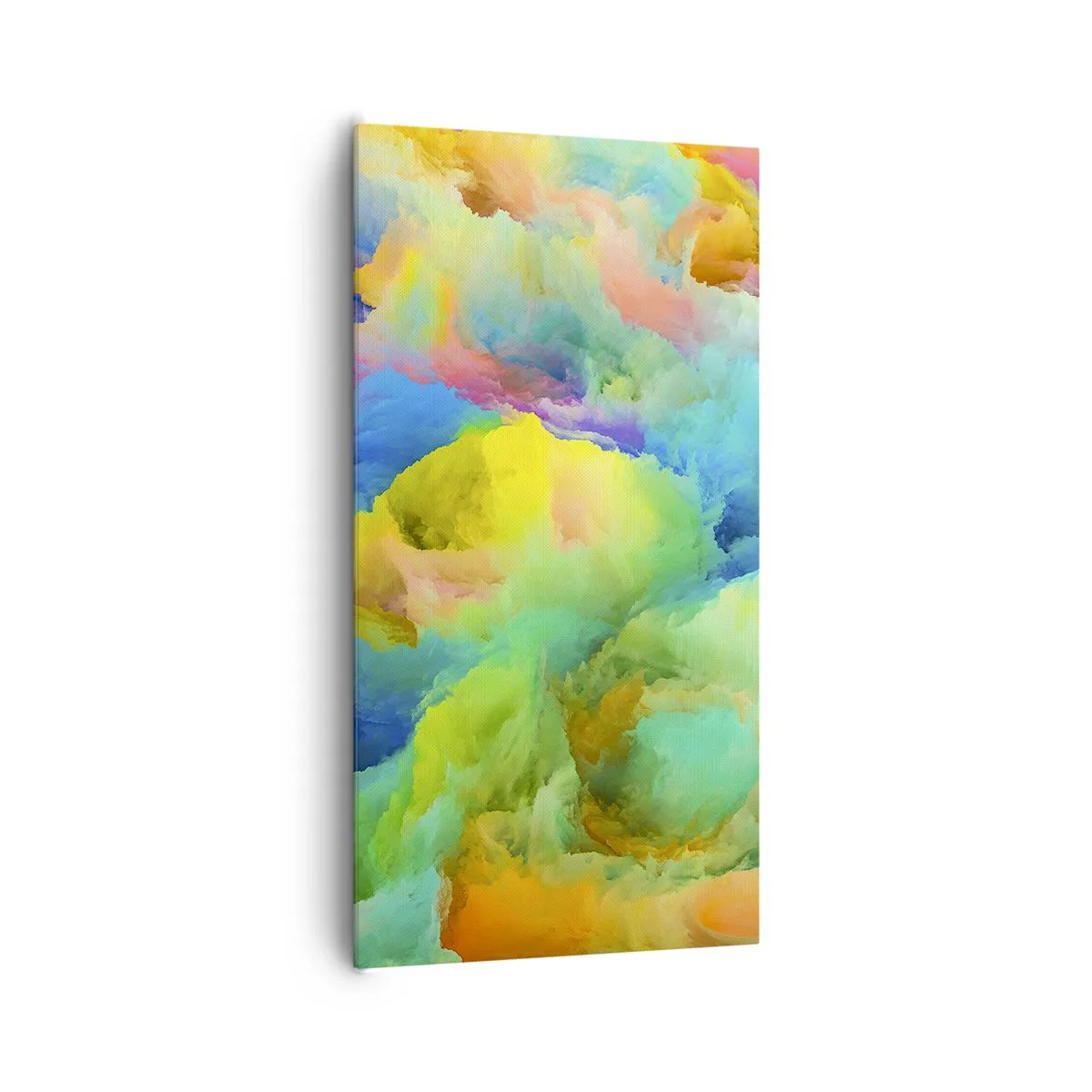 Canvas picture - Rainbow Fluff - 65x120 cm