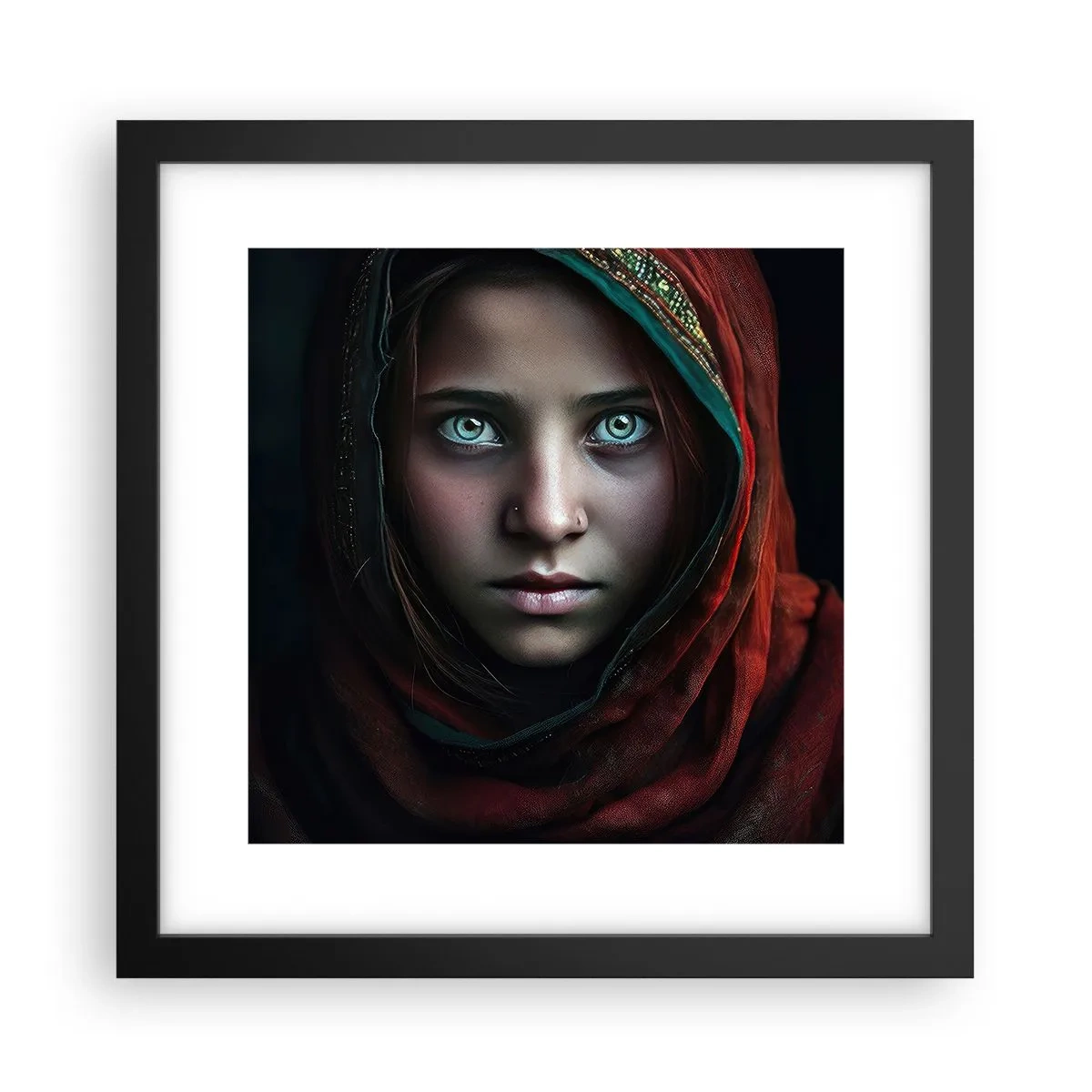 Poster in black frame - Eastern Princess - 30x30 cm