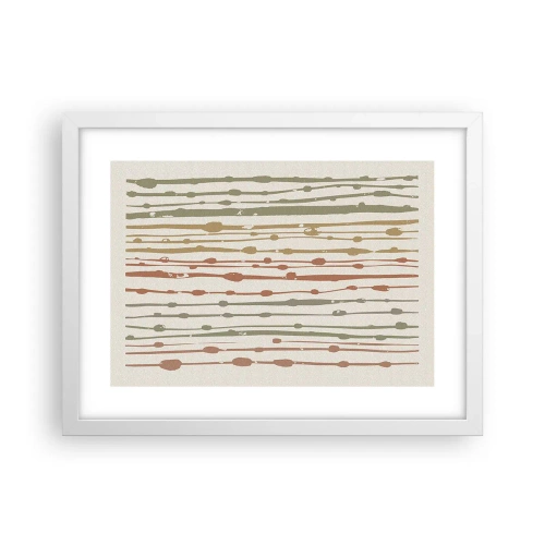 Poster in white frmae - Musical Colour Notation - 40x30 cm