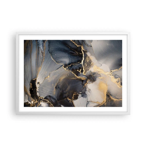 Poster in white frmae - Life of a Stone - 70x50 cm