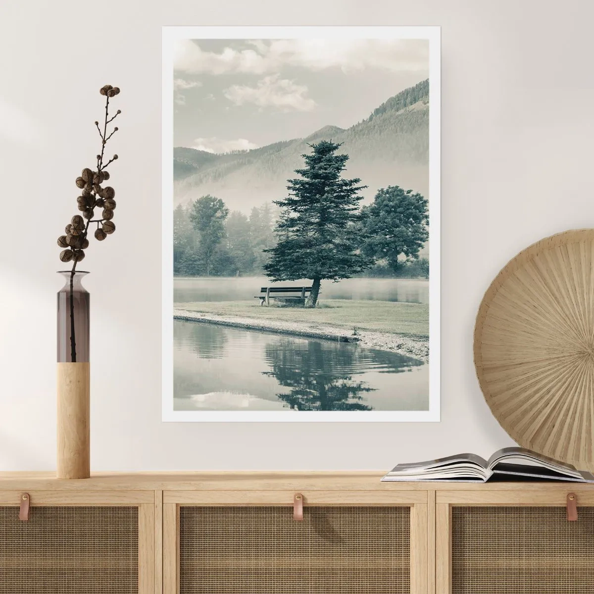 Poster - Lake Is Still Asleep - 40x50 cm