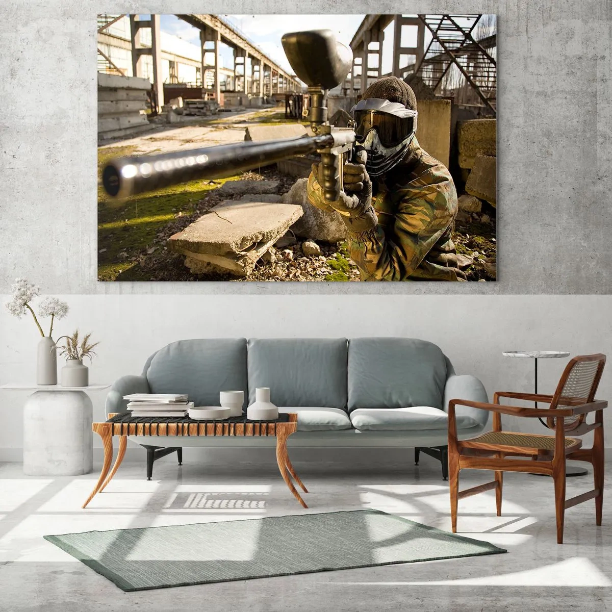 Glass picture - You Can Be a Hero Too - 100x70 cm