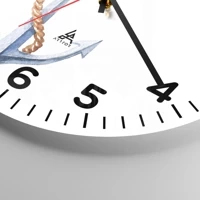 Clock face with numbers