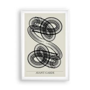 Poster in white frmae - Spontaneous Result - 61x91 cm