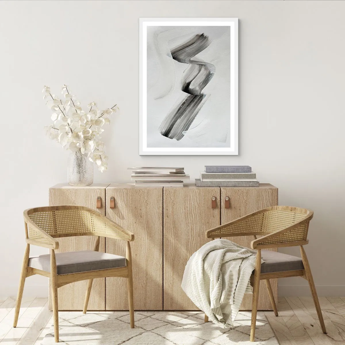 Poster in white frmae - Casually for Fun - 61x91 cm